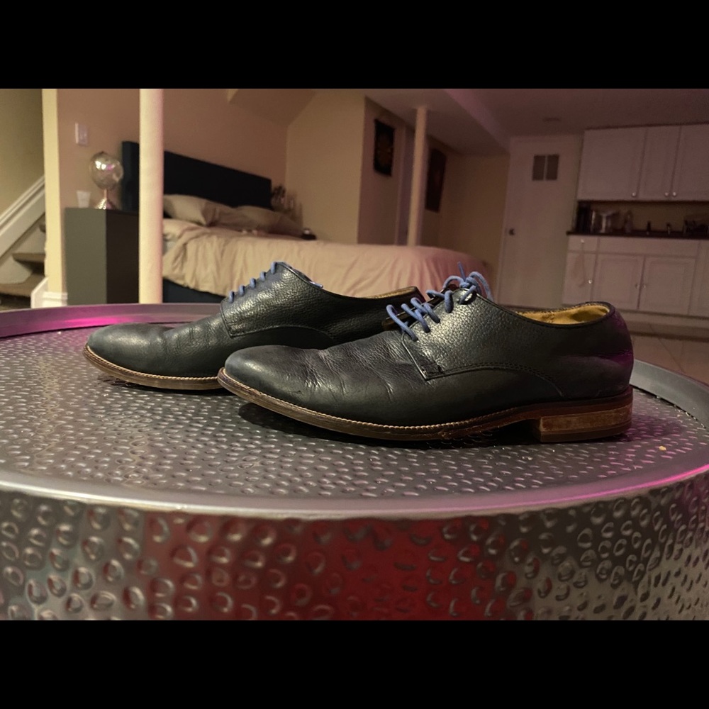 Cole Haan distressed leather shoes